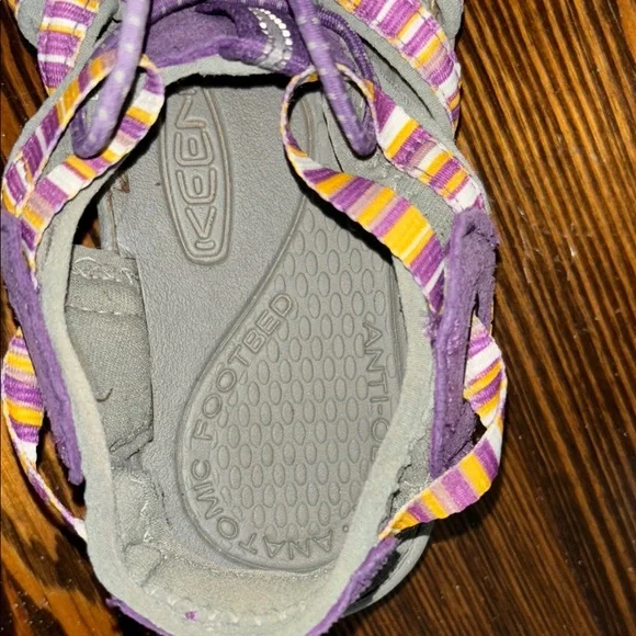Keen Purple and Yellow Outdoor Sandals - Picture 6 of 9